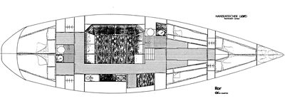 Kojen aufteilung Schulschiff Royana